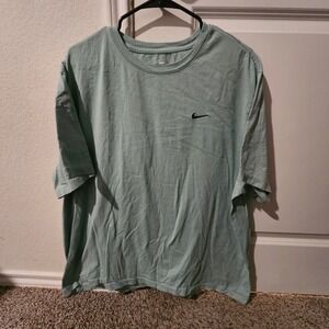 Nike The Nike Tee Mens XXL Mint Green Short Sleeve Cotton Crew Neck T Shirt